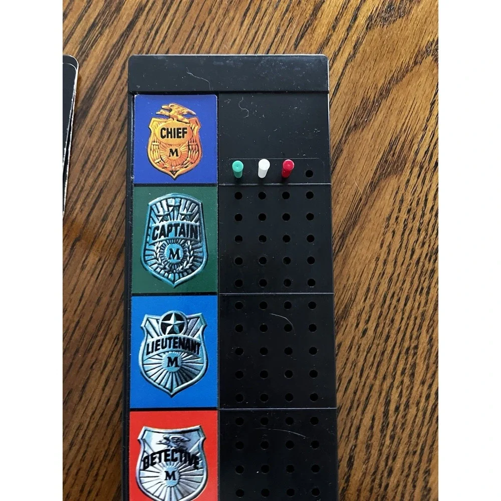 Vintage Parts 1987 Lie Detecter Game Main scoreboard 3 Peg Cards See Description